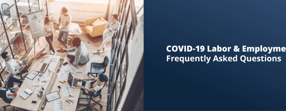 COVID-19 Employment FAQs | Header Image | McOmber McOmber & Luber