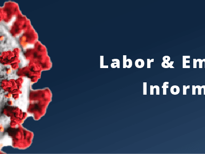 COVID-19 Labor & Employment Information | Blog Post | McOmber McOmber & Luber